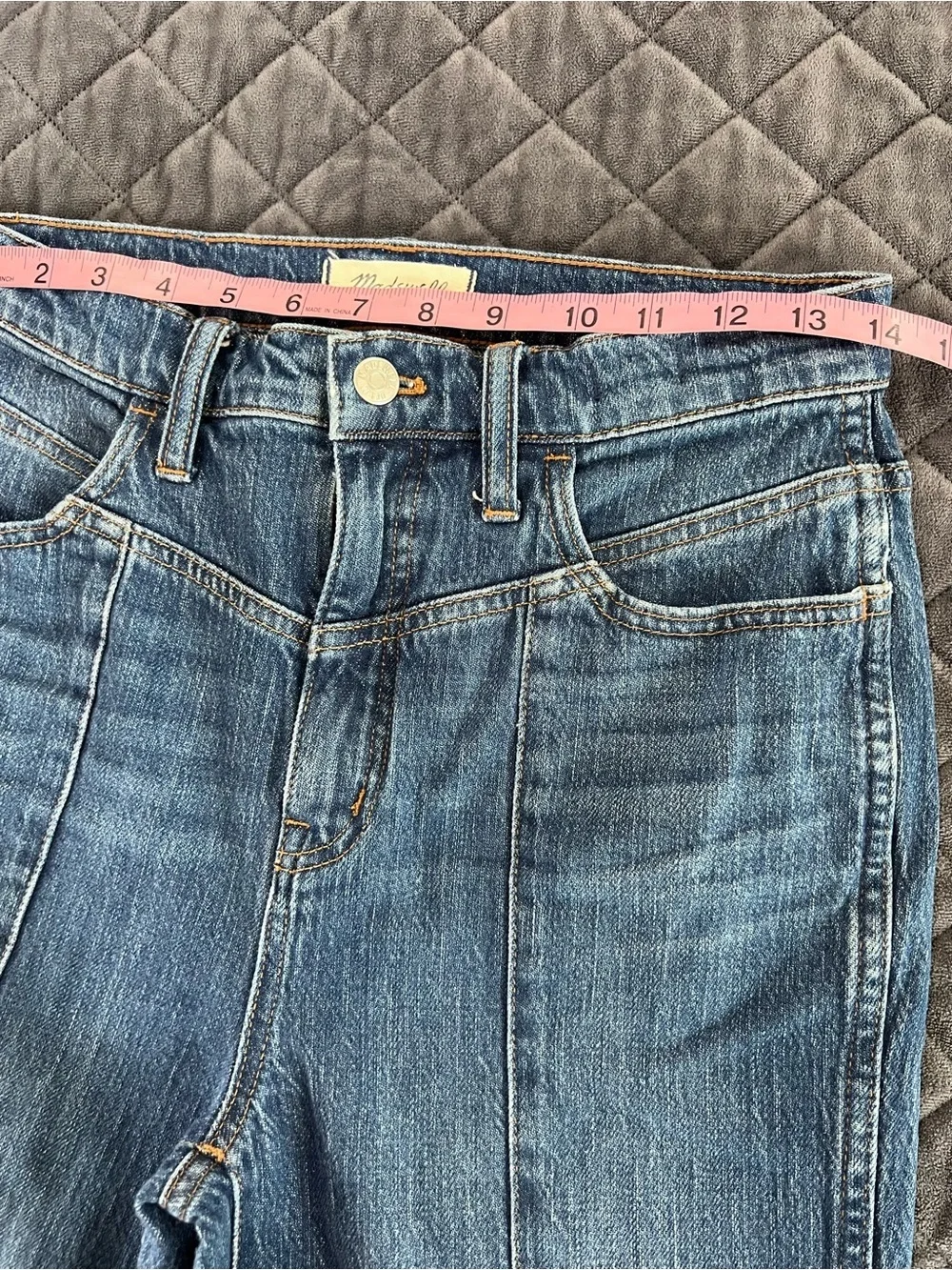 Madewell Classic Straight Jeans Women’s Size 27 Seamed Edition Bandry Wash D